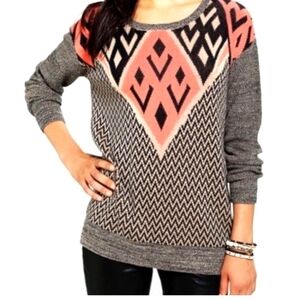 Urban Outfitters Ecoté Intarsia women's pullover sweater size small